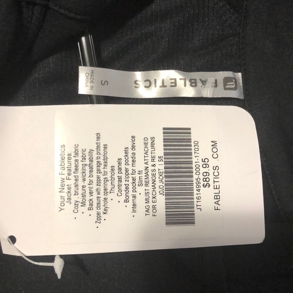 NWT Fabletics jacket. Size S. - Picture 5 of 5